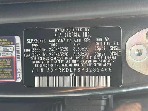 Used 2023 Kia Sorento SX Prestige AWD/4WD image 35