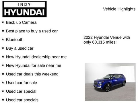 Used 2022 Hyundai Venue SEL w/ Cargo Package image 7