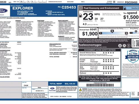 Used 2023 Ford Explorer XLT w/ Equipment Group 202A AWD/4WD image 32