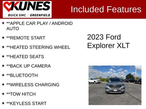 Used 2023 Ford Explorer XLT w/ Equipment Group 202A image 2