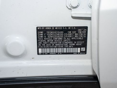 Certified 2025 Honda HR-V LX image 36