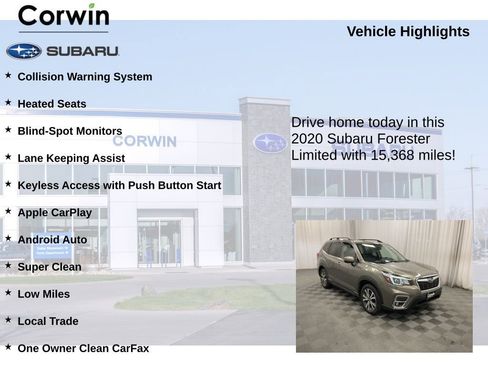 Used 2020 Subaru Forester Limited image 6