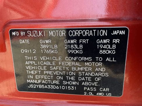 Used 2013 Suzuki SX4 Premium image 27