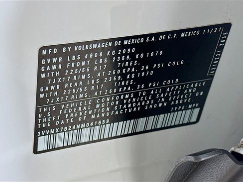 Used 2022 Volkswagen Taos S w/ IQ Drive S Package image 12