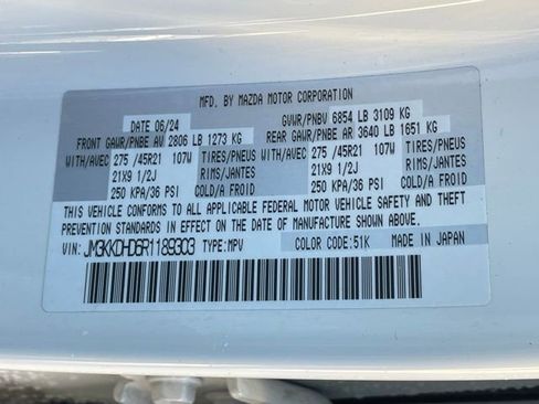 Used 2024 MAZDA CX-90 3.3 Turbo w/ Premium Package image 38