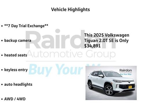 New 2025 Volkswagen Tiguan SE AWD/4WD image 5