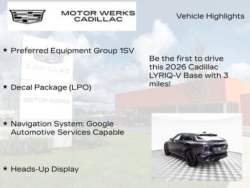 New 2026 Cadillac Lyriq V w/ LPO, Red Accent Package image 13