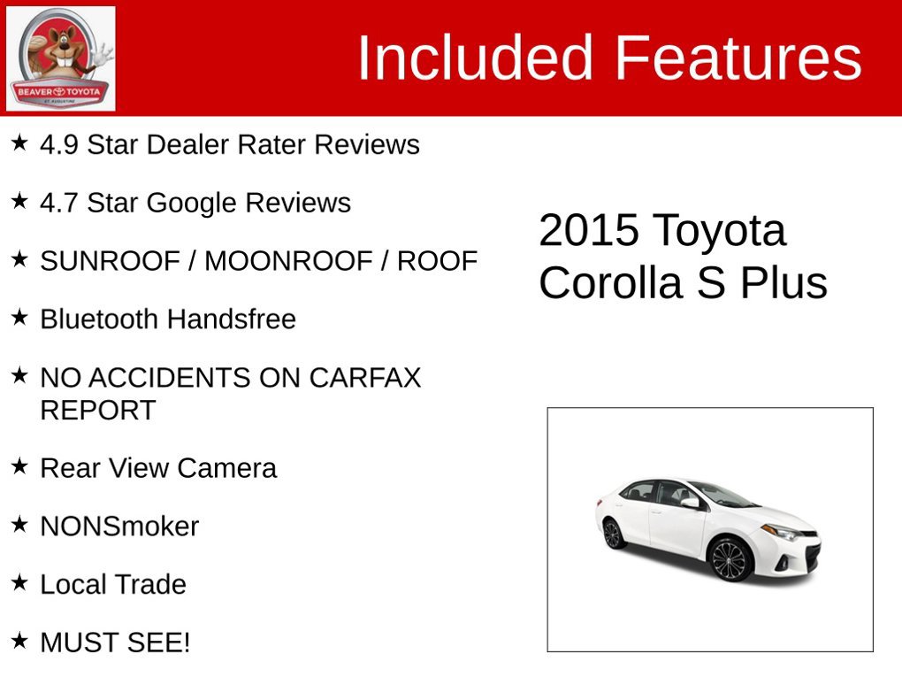 Used 2015 Toyota Corolla S FWD image 4