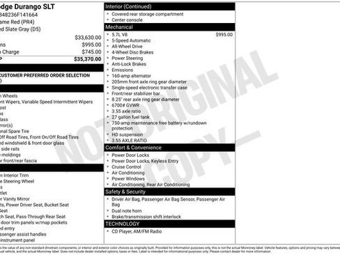 Used 2006 Dodge Durango SLT AWD/4WD image 1