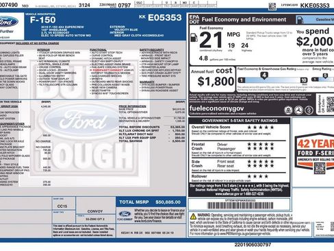 Used 2019 Ford F150 XLT w/ Equipment Group 302A Luxury image 44