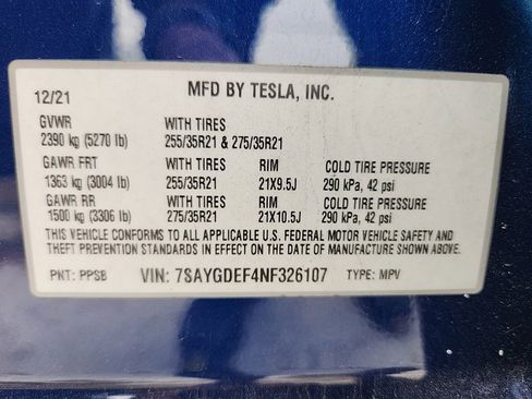 Used 2022 Tesla Model Y Performance image 10