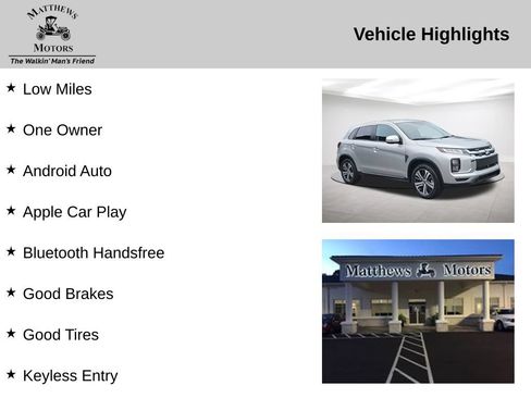 Used 2026 Mitsubishi Outlander Sport SE AWD/4WD image 14