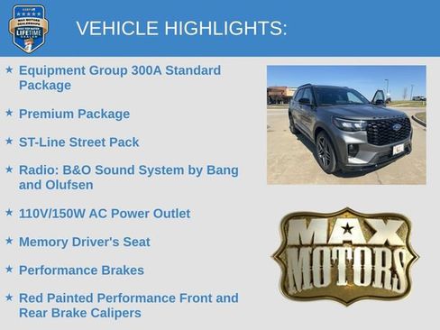 New 2026 Ford Explorer ST-Line w/ ST-Line Street Pack AWD/4WD image 6