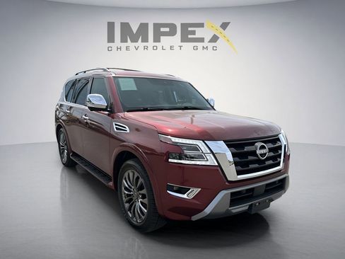 Used 2023 Nissan Armada Platinum w/ Captain's Chairs Package AWD/4WD image 7