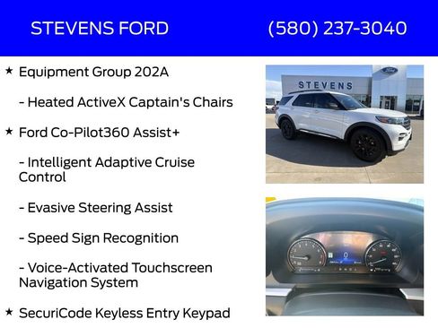 Used 2023 Ford Explorer XLT w/ Equipment Group 202A RWD image 12