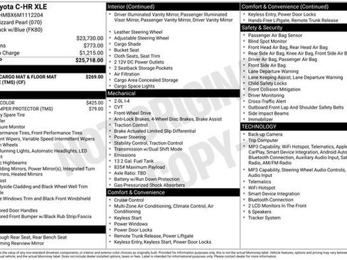 Used 2021 Toyota C-HR XLE FWD image 29