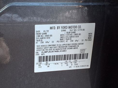 Certified 2022 Lincoln Nautilus AWD w/ Premium Package image 27