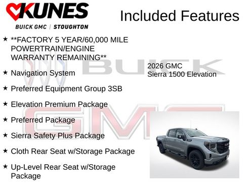 New 2026 GMC Sierra 1500 Elevation w/ Elevation Premium Package image 3