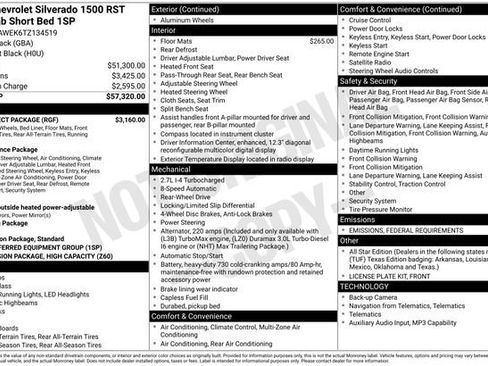 New 2026 Chevrolet Silverado 1500 RST w/ RST Select Package image 26