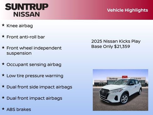 New 2025 Nissan Kicks Play S image 16