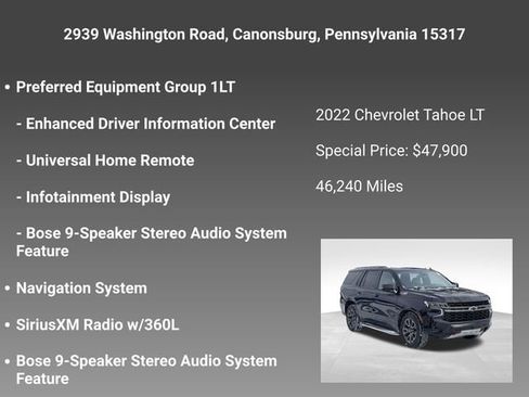 Certified 2022 Chevrolet Tahoe LT image 16