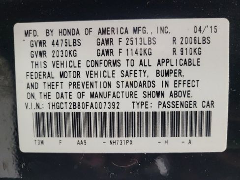 Used 2015 Honda Accord EX-L image 33