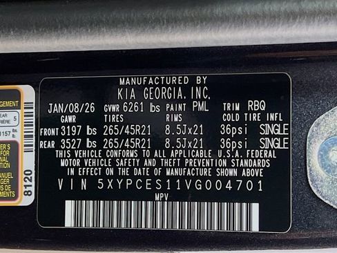 New 2027 Kia Telluride EX X-Line image 35