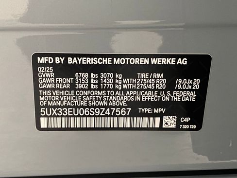 Certified 2025 BMW X5 M60i w/ Climate Comfort Package image 21