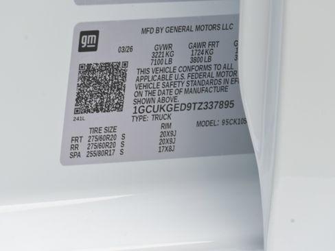 New 2026 Chevrolet Silverado 1500 LTZ AWD/4WD image 41