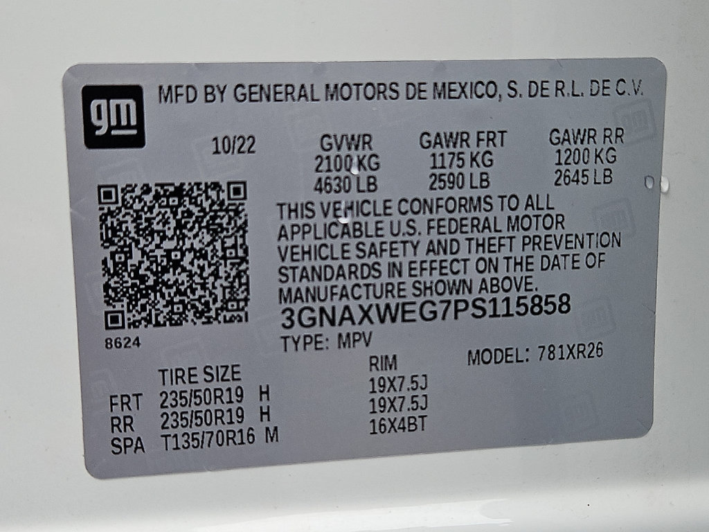 Used 2023 Chevrolet Equinox RS AWD/4WD image 30