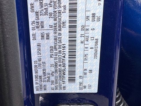 New 2026 Ford F150 Lariat w/ Equipment Group 502A High image 51