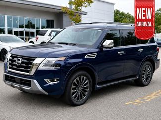 Used 2024 Nissan Armada Platinum w/ Captain's Chairs Package AWD/4WD video 1