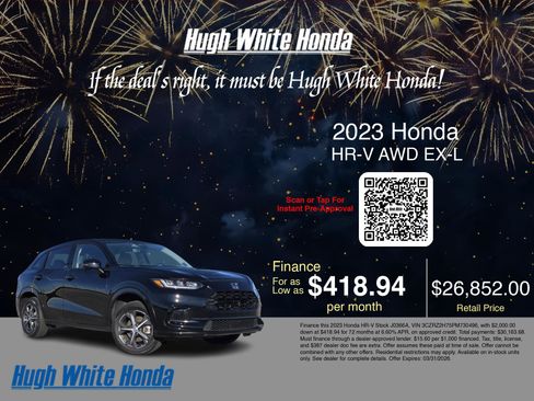 Used 2023 Honda HR-V EX-L image 3