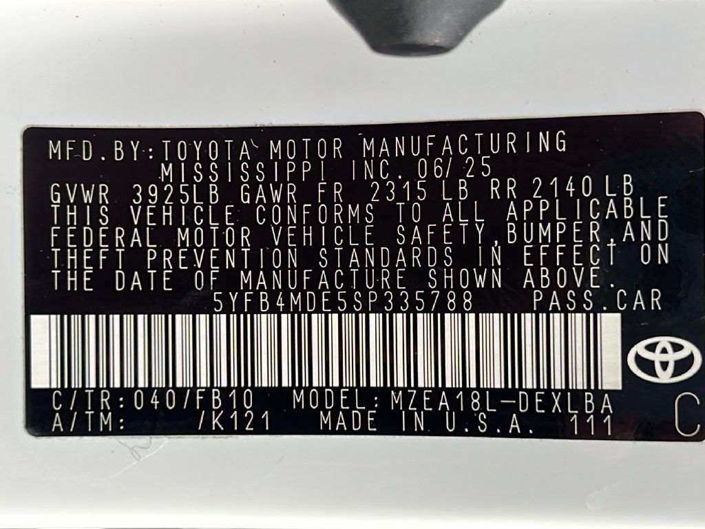 Used 2025 Toyota Corolla LE FWD image 22