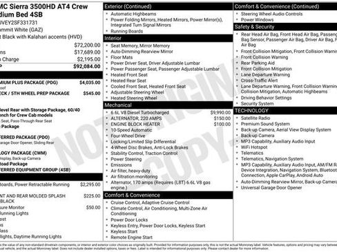Certified 2025 GMC Sierra 3500 AT4 w/ AT4 Premium Plus Package AWD/4WD image 3