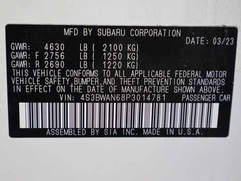 Used 2023 Subaru Legacy Limited AWD/4WD image 49