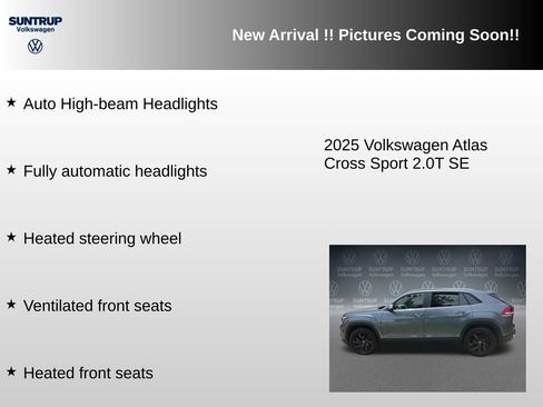 Used 2025 Volkswagen Atlas Cross Sport SE w/ Panoramic Sunroof Package FWD image 11
