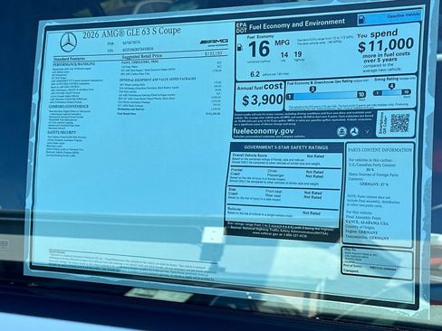 New 2026 Mercedes-Benz GLE 63 AMG S image 35