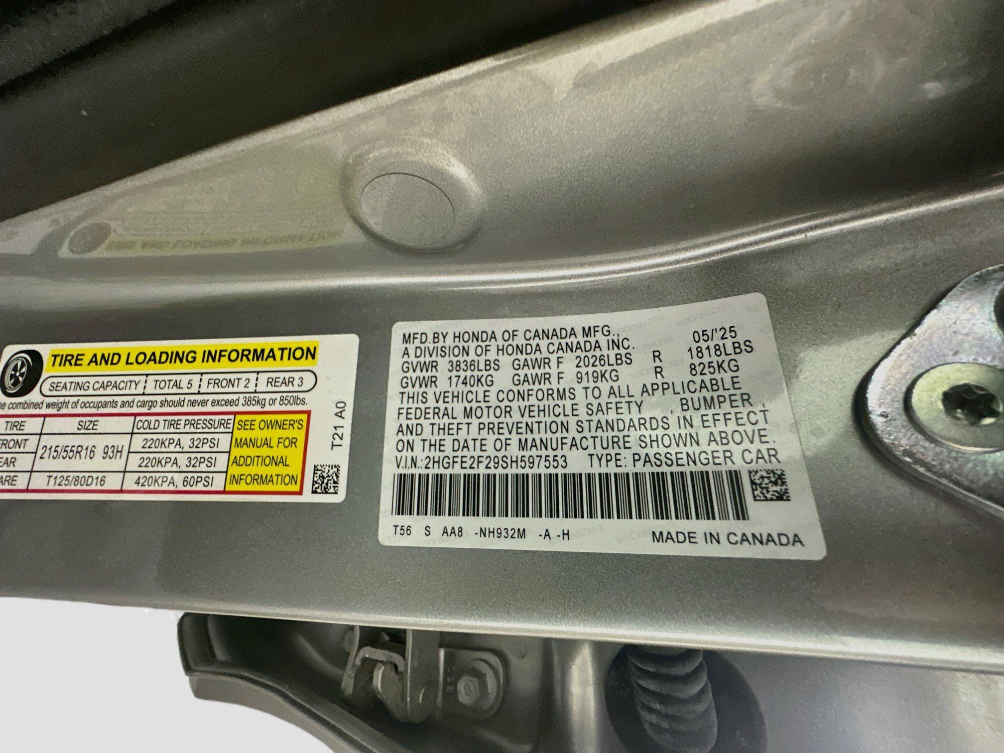 Used 2025 Honda Civic LX image 9