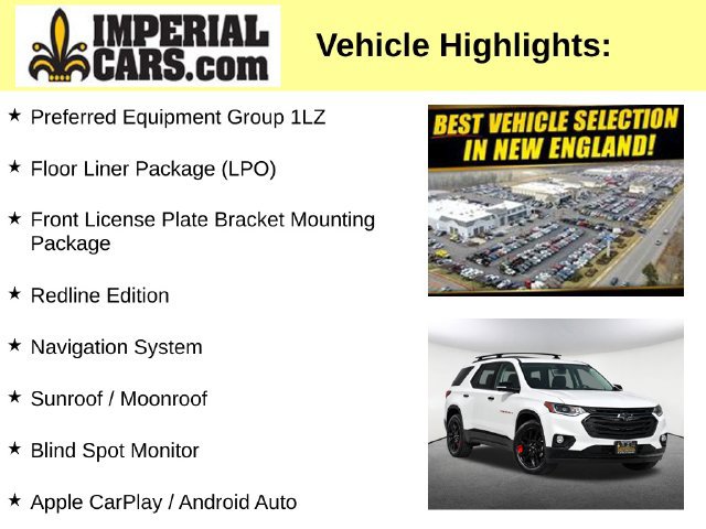 Used 2020 Chevrolet Traverse Premier w/ Redline Edition AWD/4WD image 8