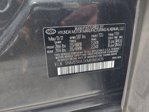Used 2021 Hyundai Santa Fe SEL w/ Convenience + Premium Package FWD image 33
