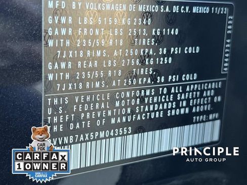 Certified 2023 Volkswagen Tiguan SE w/ Panoramic Sunroof Package image 36