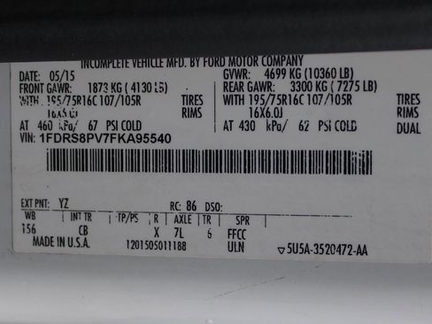 Used 2015 Ford Transit 350 156 DRW w/ Interior Upgrade Package image 41