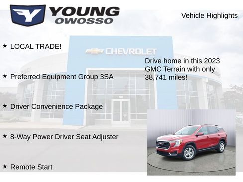 Used 2023 GMC Terrain SLE w/ Driver Convenience Package FWD image 8