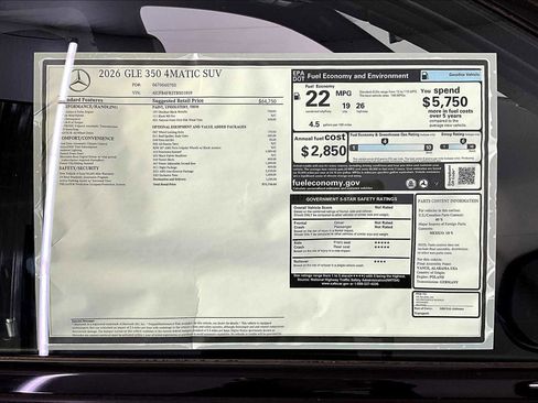 New 2026 Mercedes-Benz GLE 350 4MATIC image 18