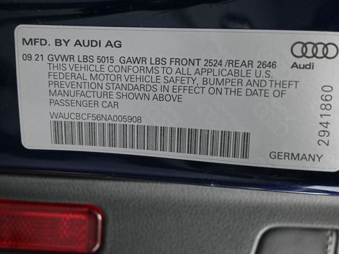 Used 2022 Audi A5 2.0T Premium Plus w/ Premium Plus image 9