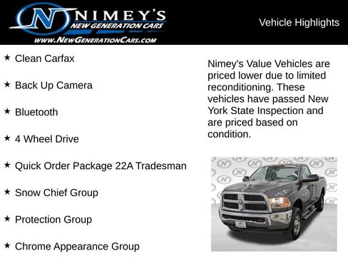 Used 2016 RAM 2500 Tradesman w/ Chrome Appearance Group AWD/4WD image 6