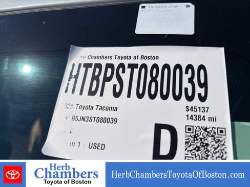 Used 2025 Toyota Tacoma TRD Sport w/ TRD Sport Upgrade Package AWD/4WD image 14