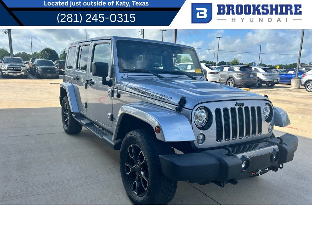 Used 2017 Jeep Wrangler Unlimited Sahara AWD/4WD image 1