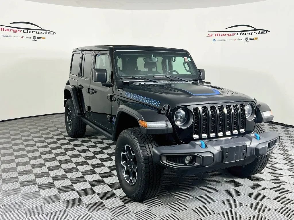 Used 2023 Jeep Wrangler Unlimited Rubicon 4xe w/ Cold Weather Group AWD/4WD image 1